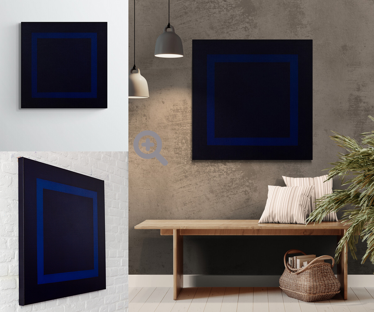 Gemaelde: Streifen Farbfeld minimalistisch KH#244