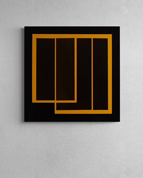 Gemaelde: Streifen konstruktiv Farbfeld minimalistisch KH#268