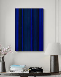 Rhythmus und Qualitätskontrast in Kobalt Blau: KH#345