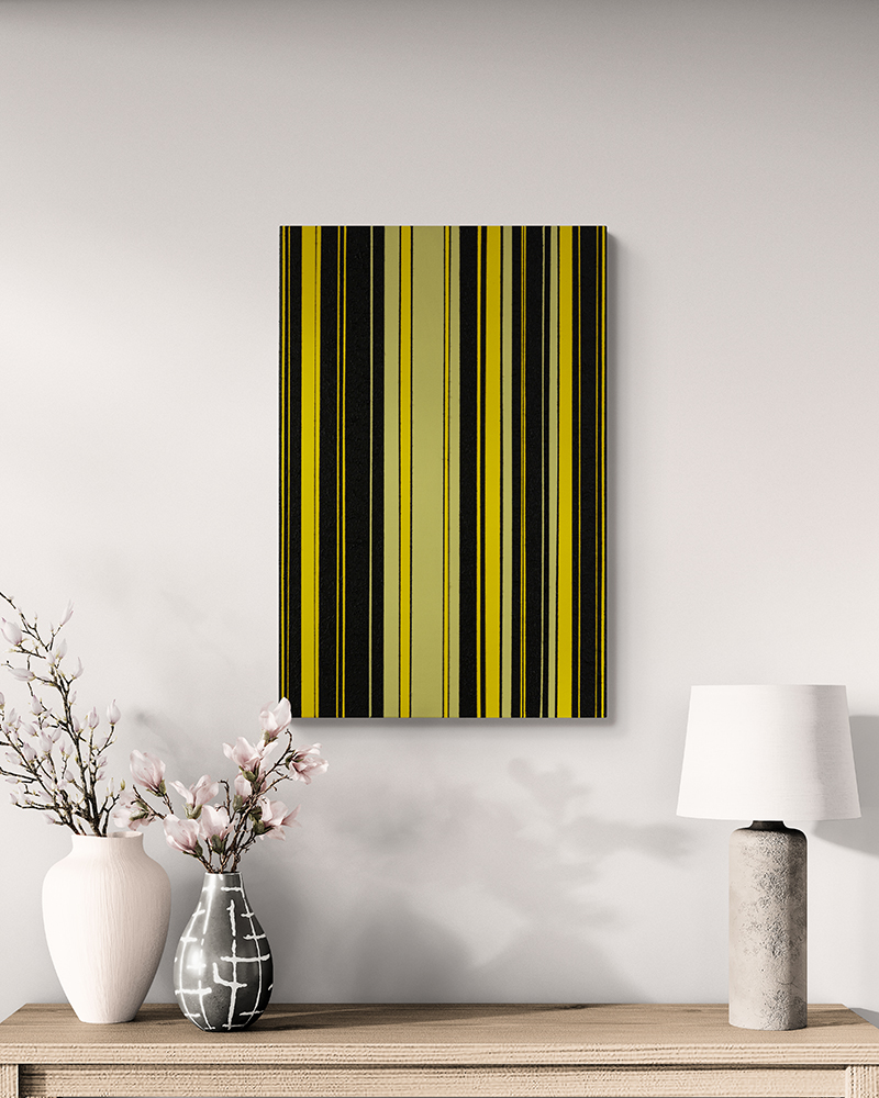 KH#346: Rhythmus und Qualit&auml;tskontrast in Kadmium Gelb